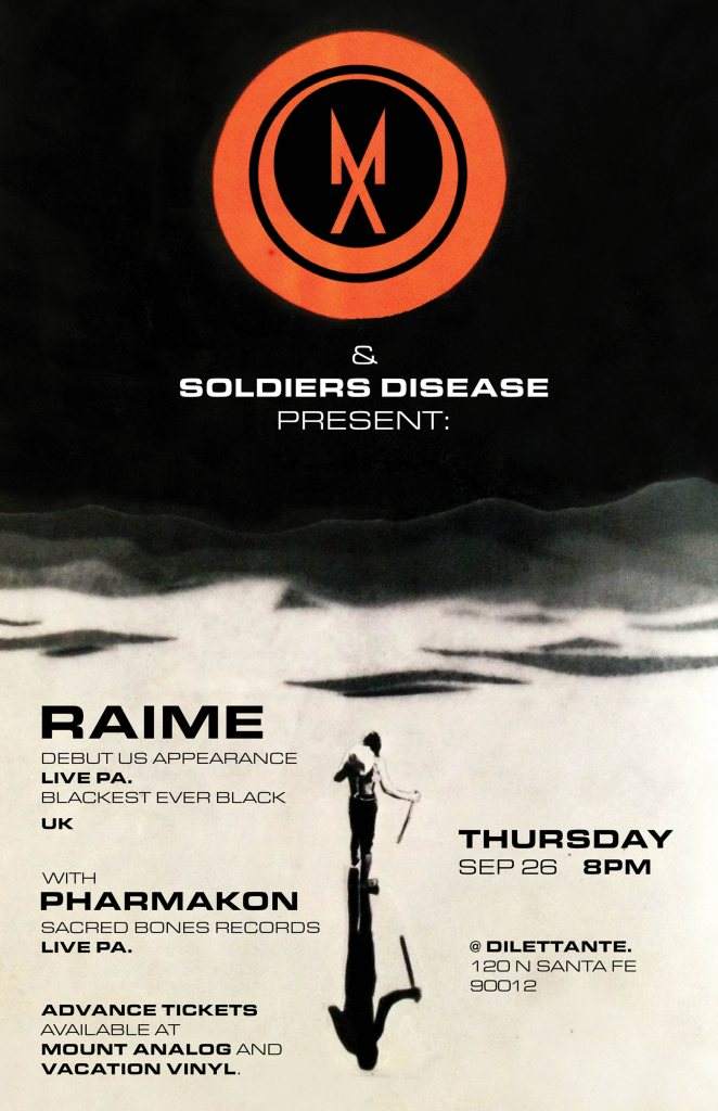 Raime and Pharmakon - Live - Página frontal