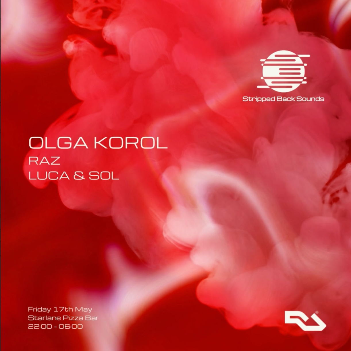 Stripped Back Sounds: Olga Korol, Raz and Luca & Sol - 1 Year Anniversary  - Página frontal