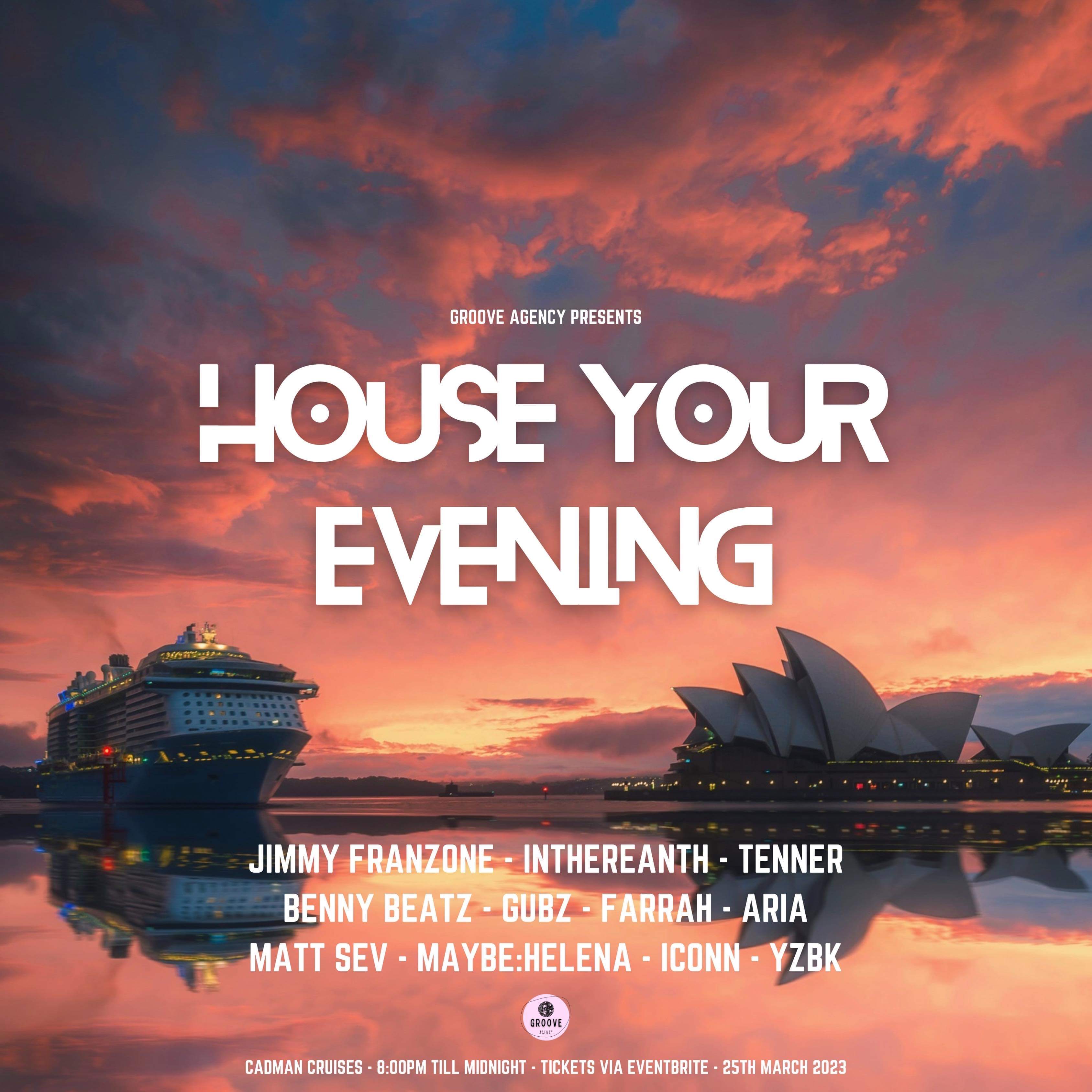 House Your Evening - フライヤー表