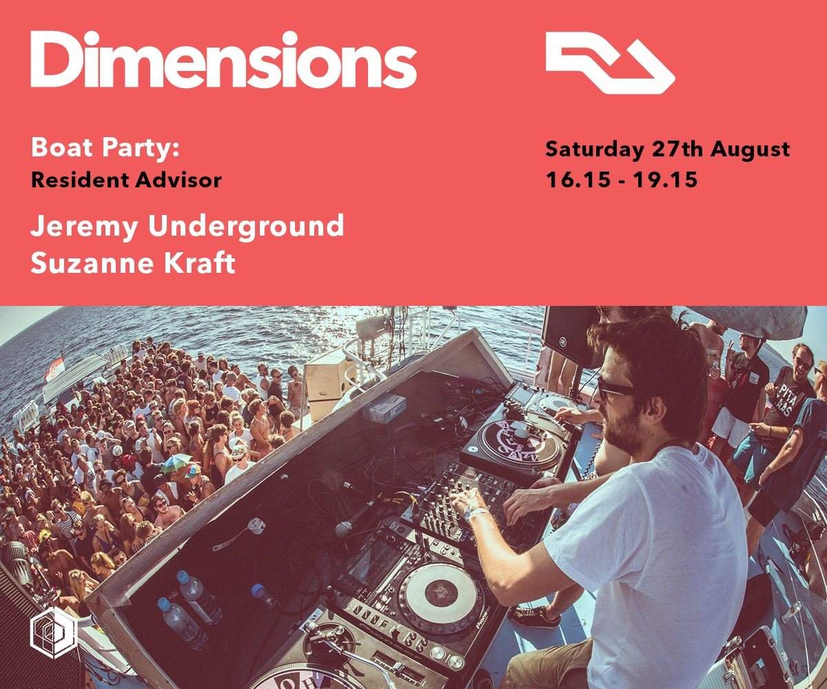 Dimensions Boat Party: Resident Advisor - Página frontal