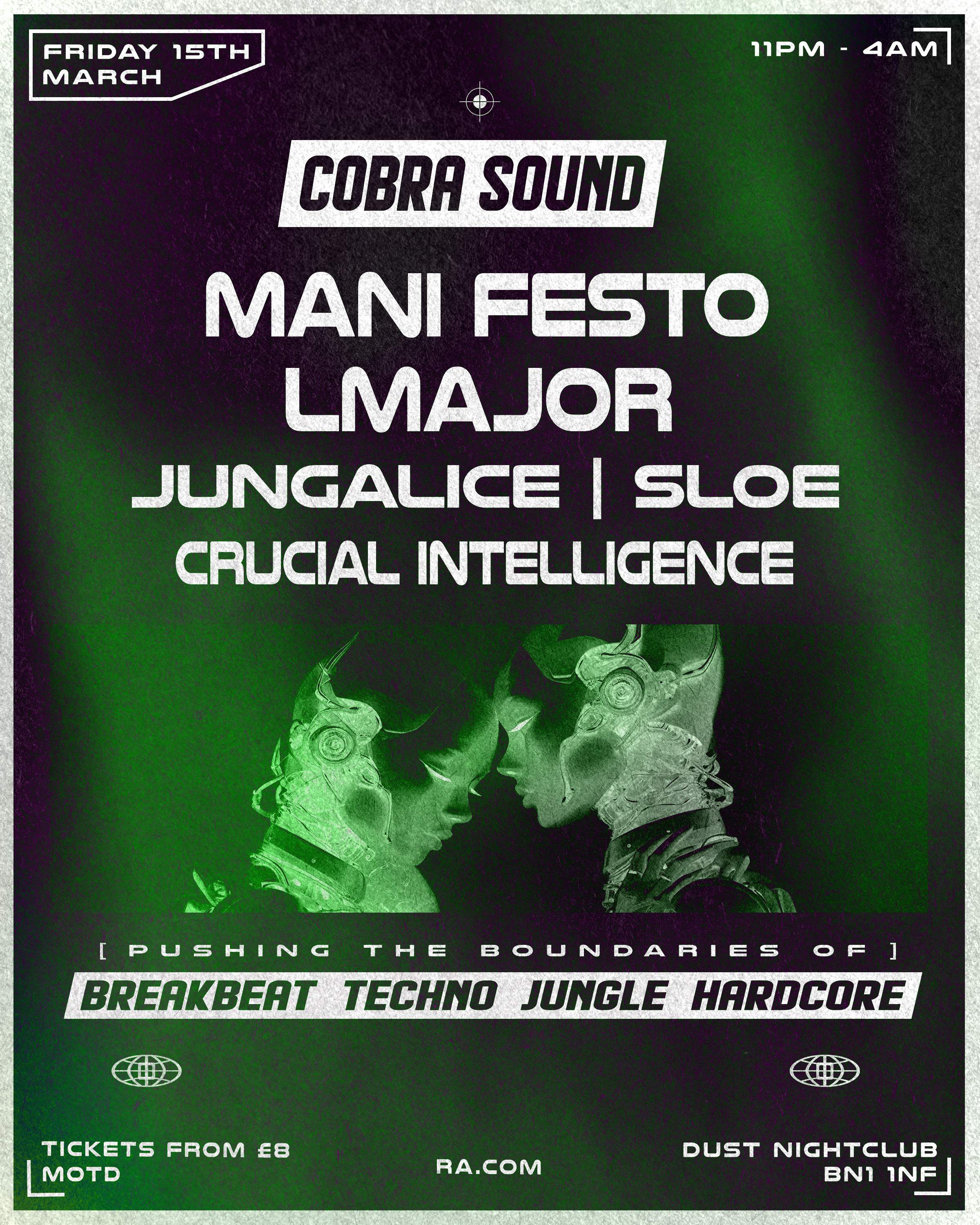 Cobra Sound: Mani Festo & LMajor - Página frontal