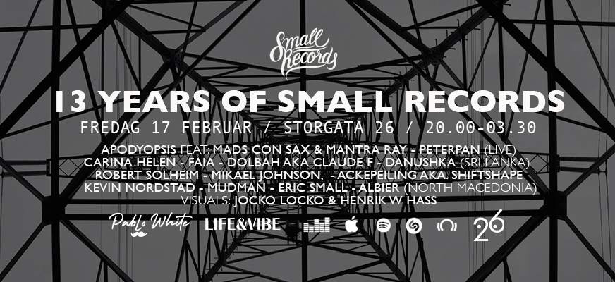 Small Records 13th Anniversary - フライヤー表