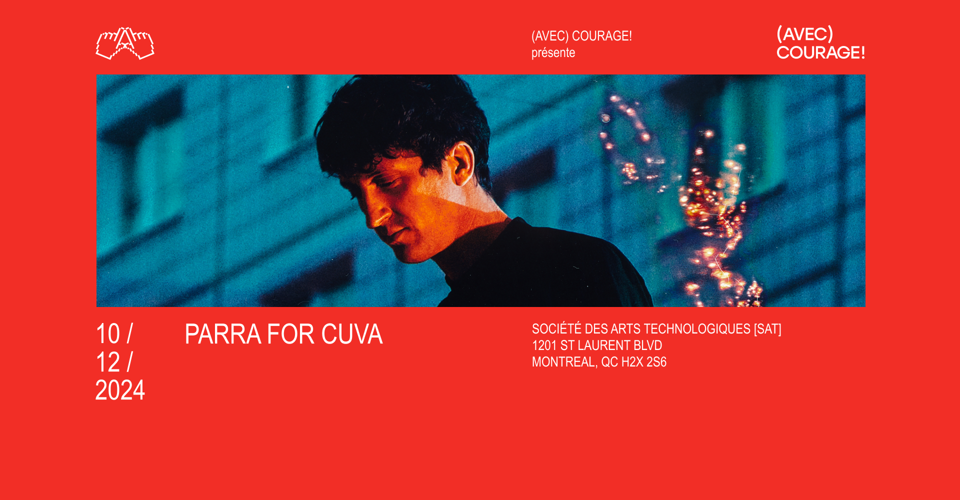 Parra for Cuva - Montréal - フライヤー表