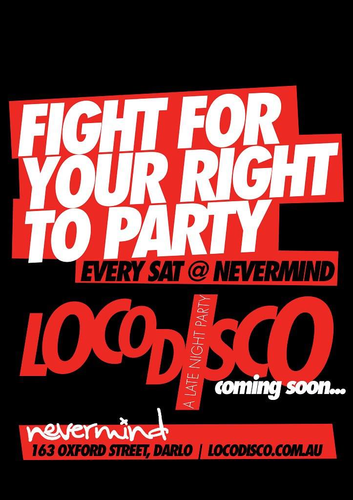 Locodisco 'Launch Party' feat Headman, Neoteric - Página frontal