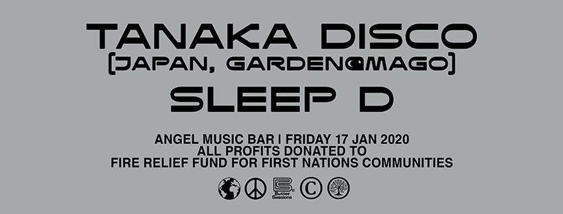 Butter Sessions: Tanaka Disco (Japan) + Sleep D - フライヤー表