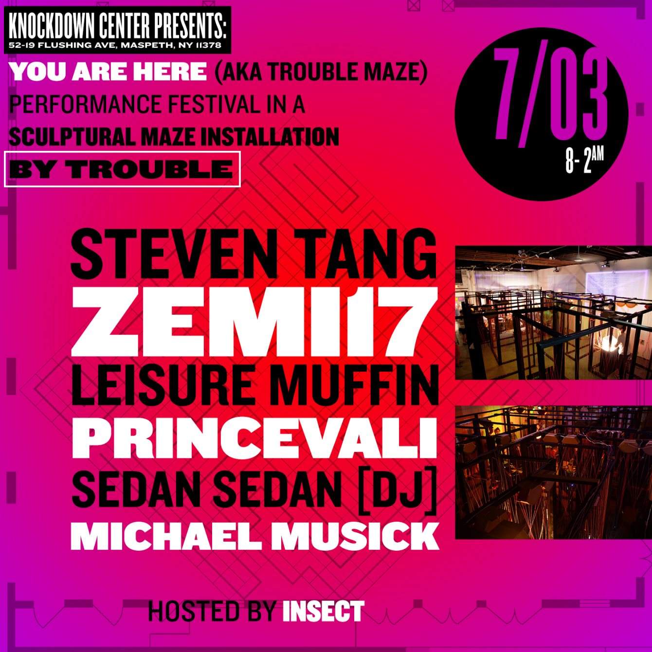 Insect presents: Steven Tang, Zemi17, Leisure Muffin & More - Página frontal