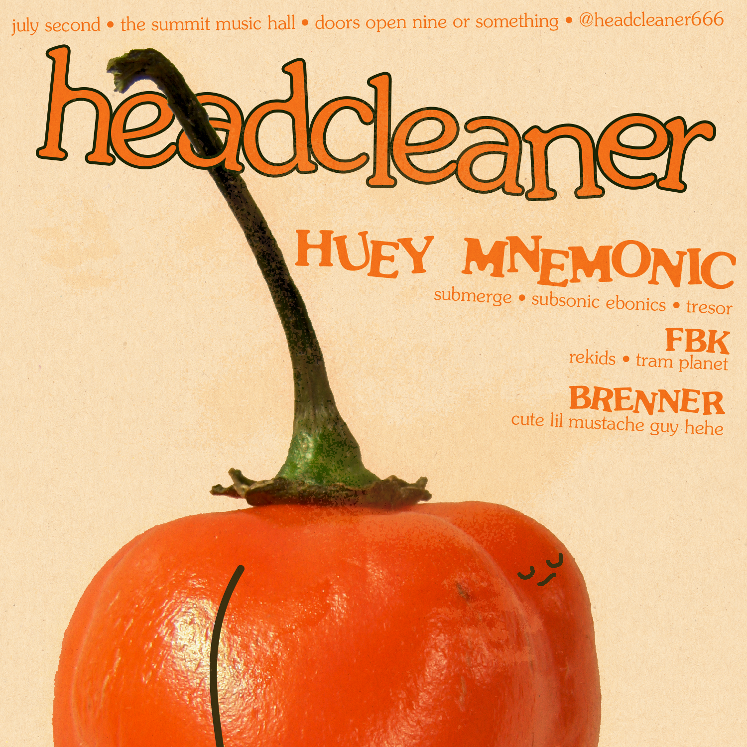 Headcleaner - Huey Mnemonic - Página frontal