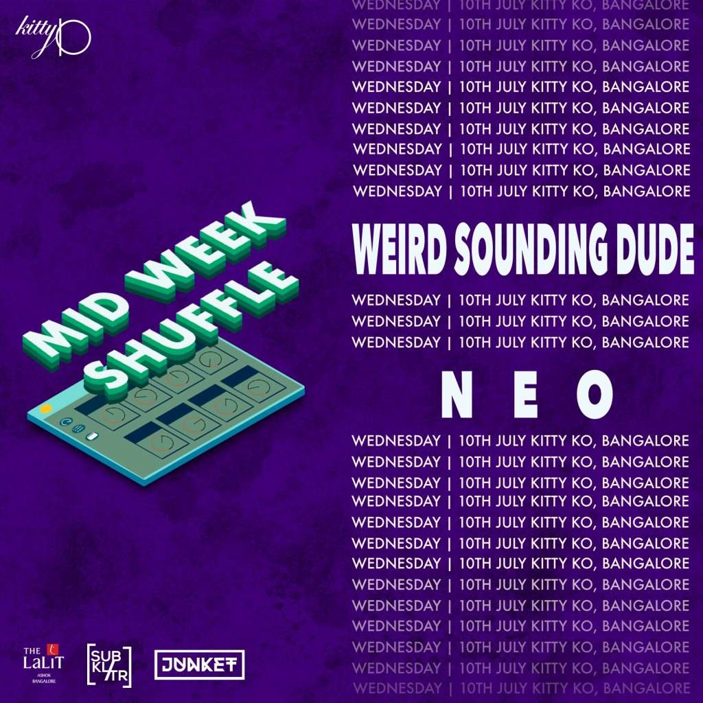 Mid Week Shuffle with Weird Sounding Dude / Neo - Página frontal