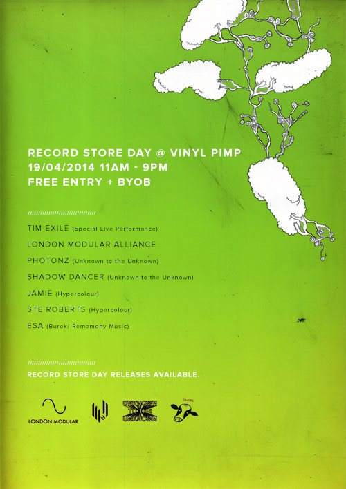 Record Store Day Concert at Vinyl Pimp - Página frontal