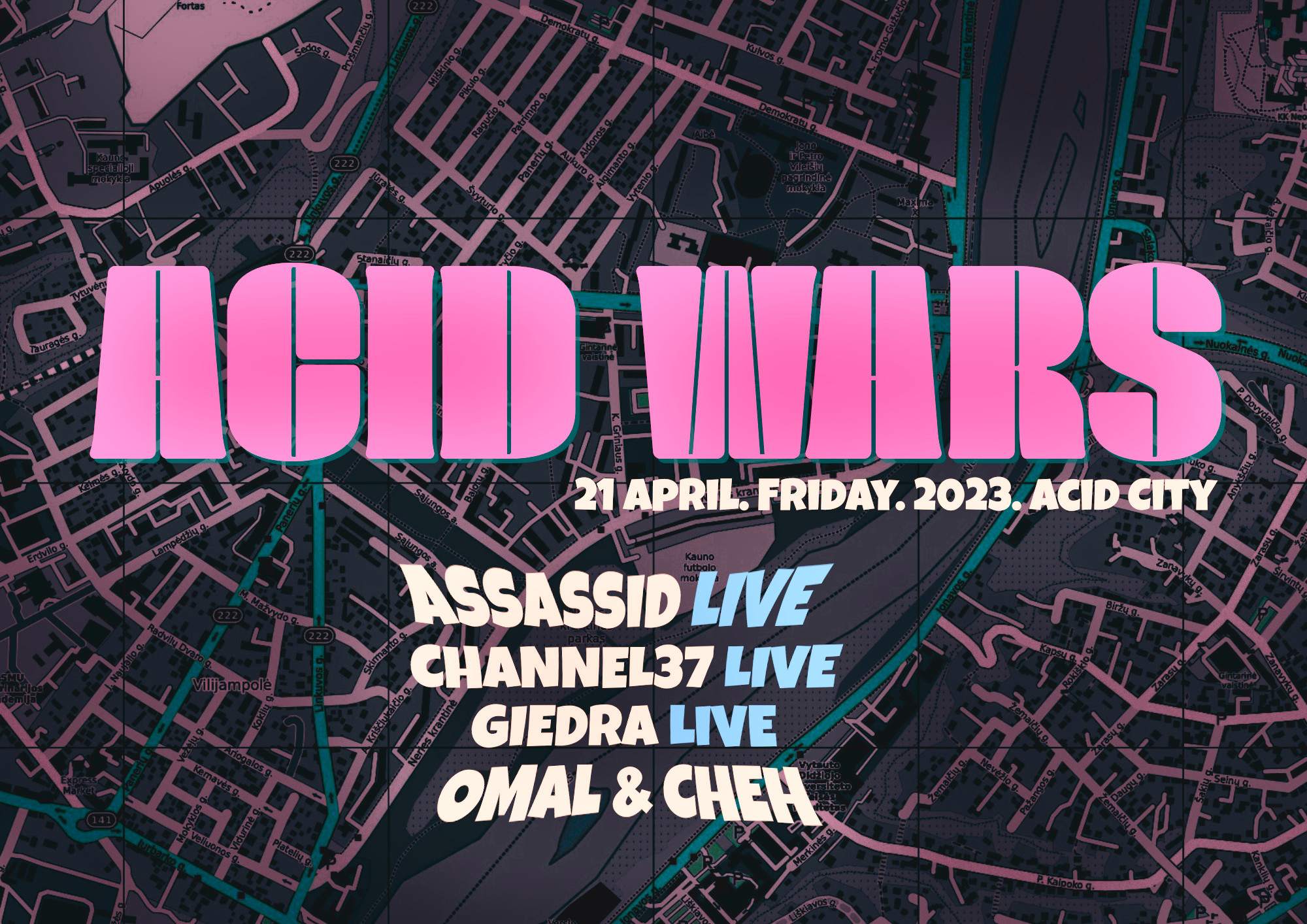 Acid Wars - Página frontal