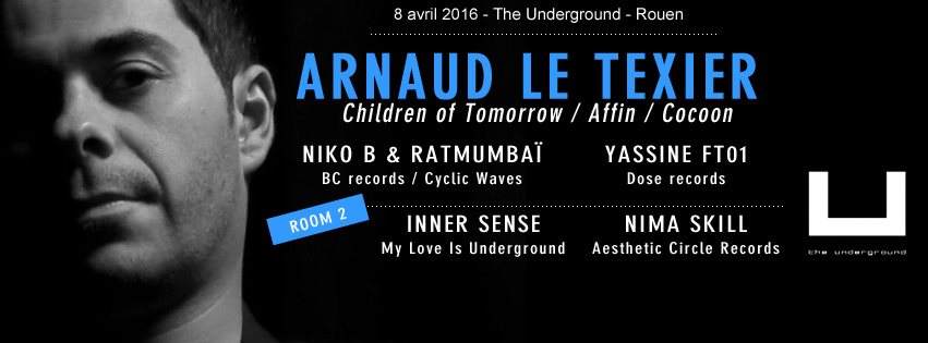 The Underground Invite Arnaud Le Texier - フライヤー裏