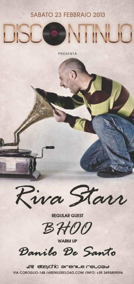 Discontinuo / Guest Riva Starr - フライヤー表