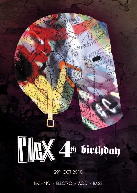 Plex 4th Birthday - Beverly Hills 808303, Mike Huckaby, I-F, Al Tourettes - Página frontal