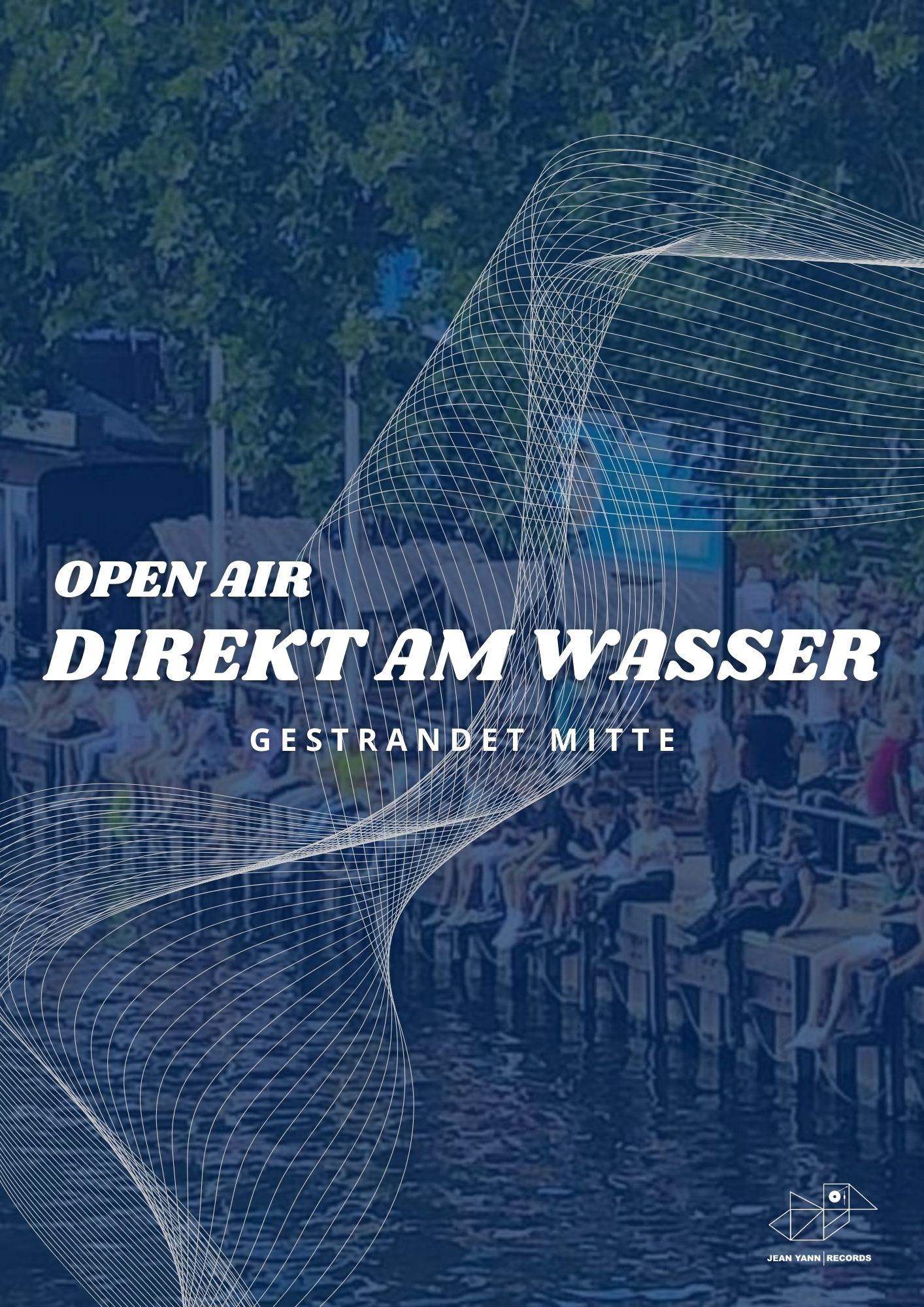 1. Mai Open Air Direkt Am Wasser - Jean Yann Records - フライヤー表