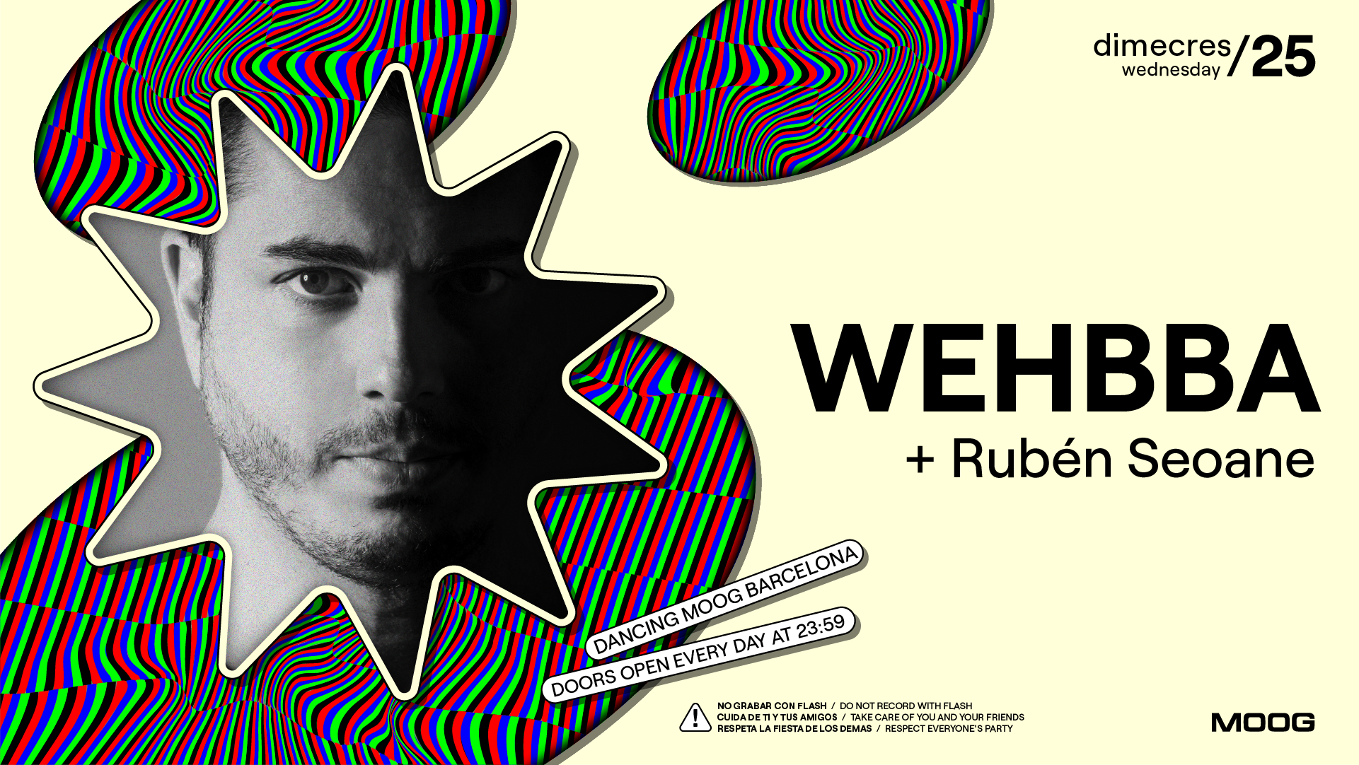 Wehbba + Ruben Seoane - フライヤー表