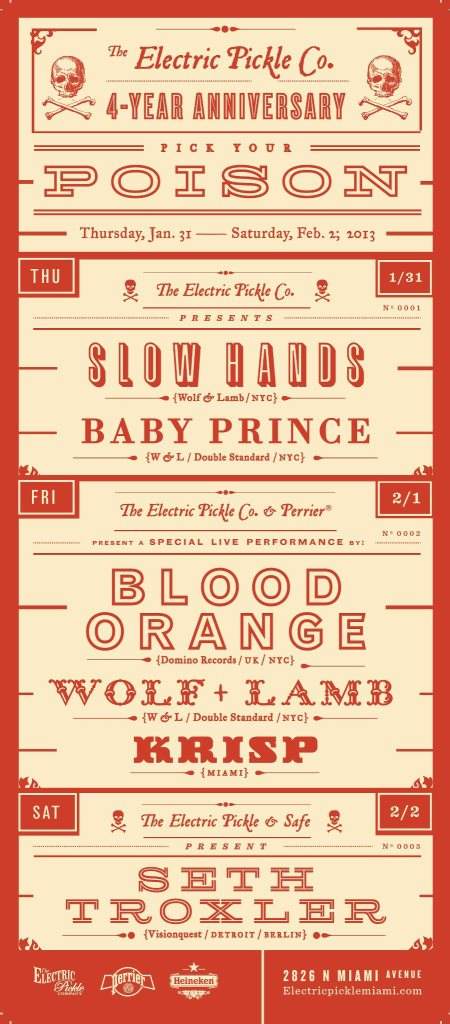 The Electric Pickle's 4 Yr Anniversary Pt 2. Feat. Blood Orange Live - Página frontal