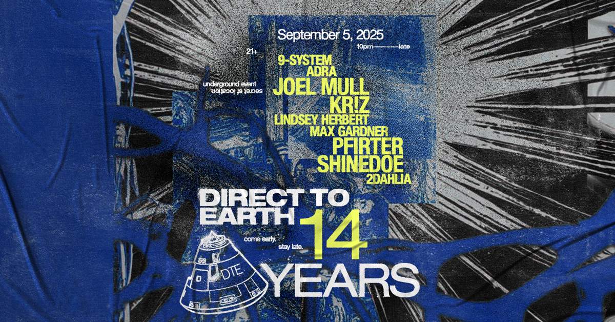 14 years of Direct to Earth with Joel Mull, Kr!z, Pfirter