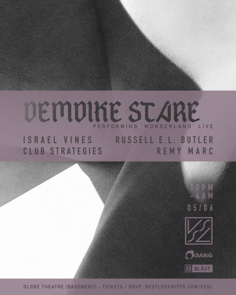 VSSL presents Demdike Stare - Página frontal