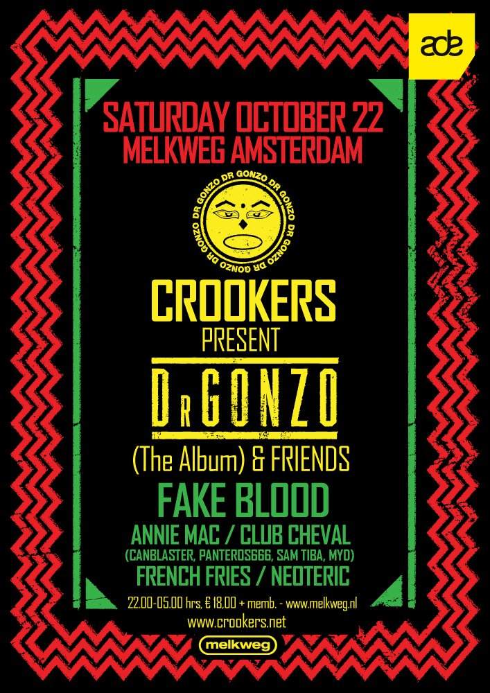Ade - Crookers present Dr. Gonzo - Página frontal