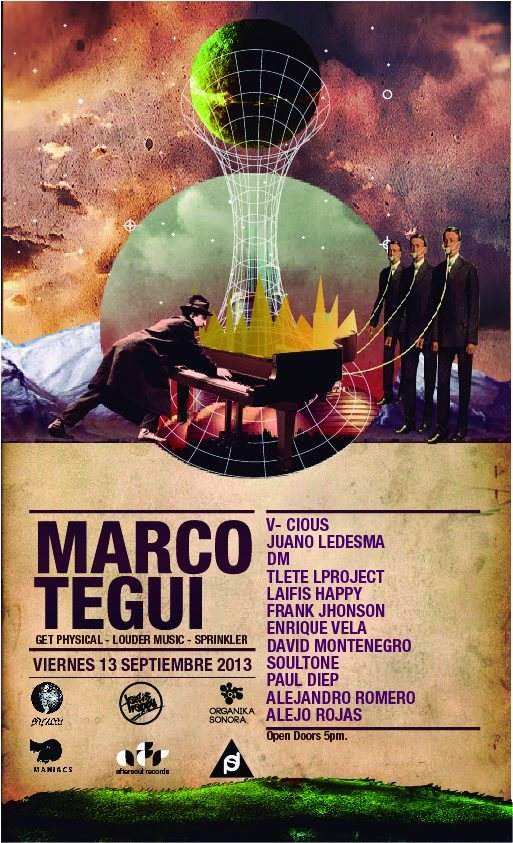 Marco Tegui - フライヤー表