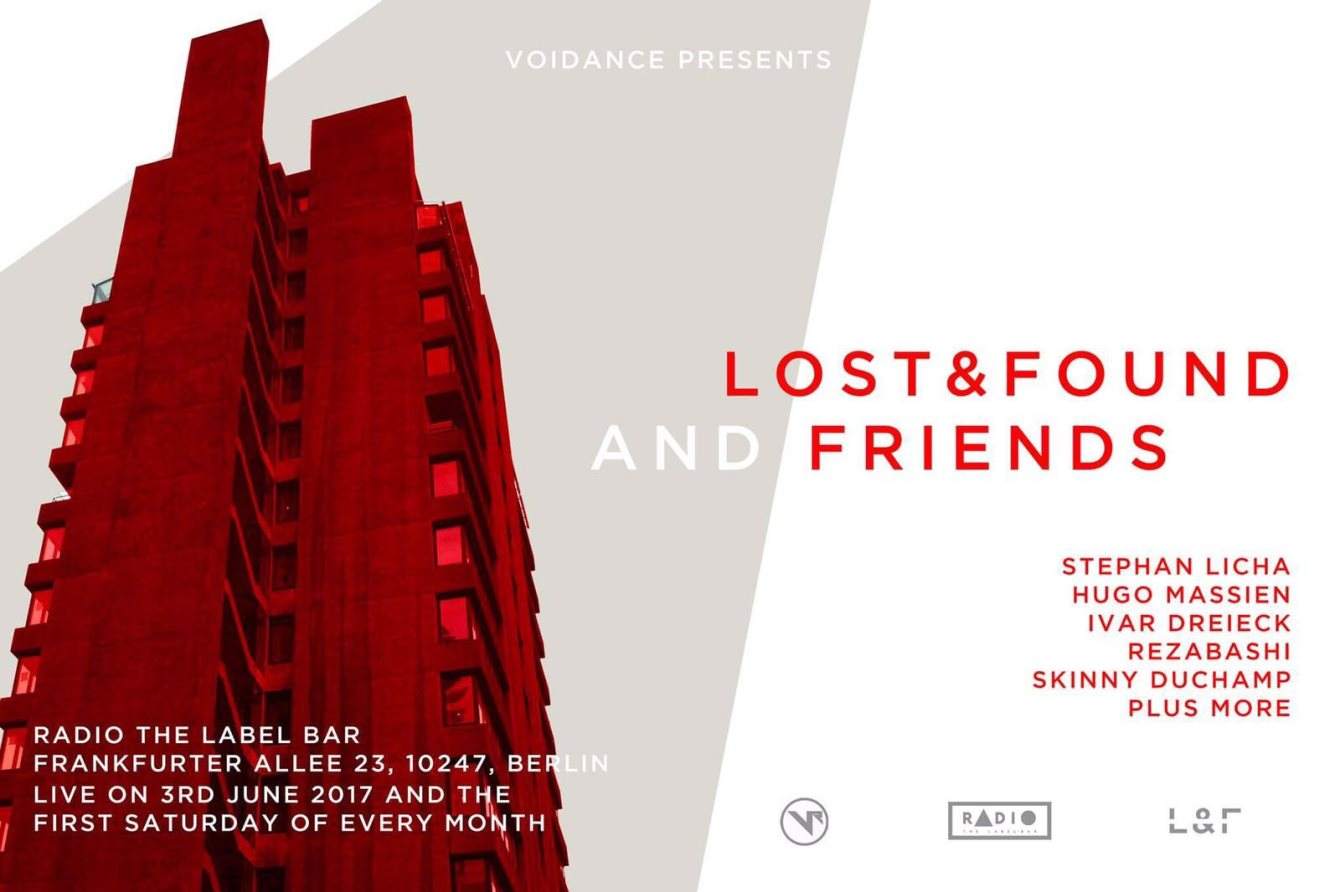 Voidance presents Lost & Found and Friends - フライヤー表