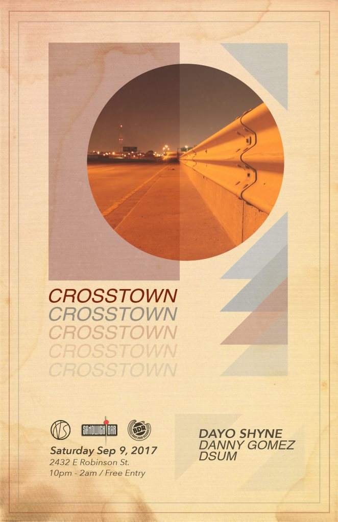 Crosstown Sound - フライヤー表