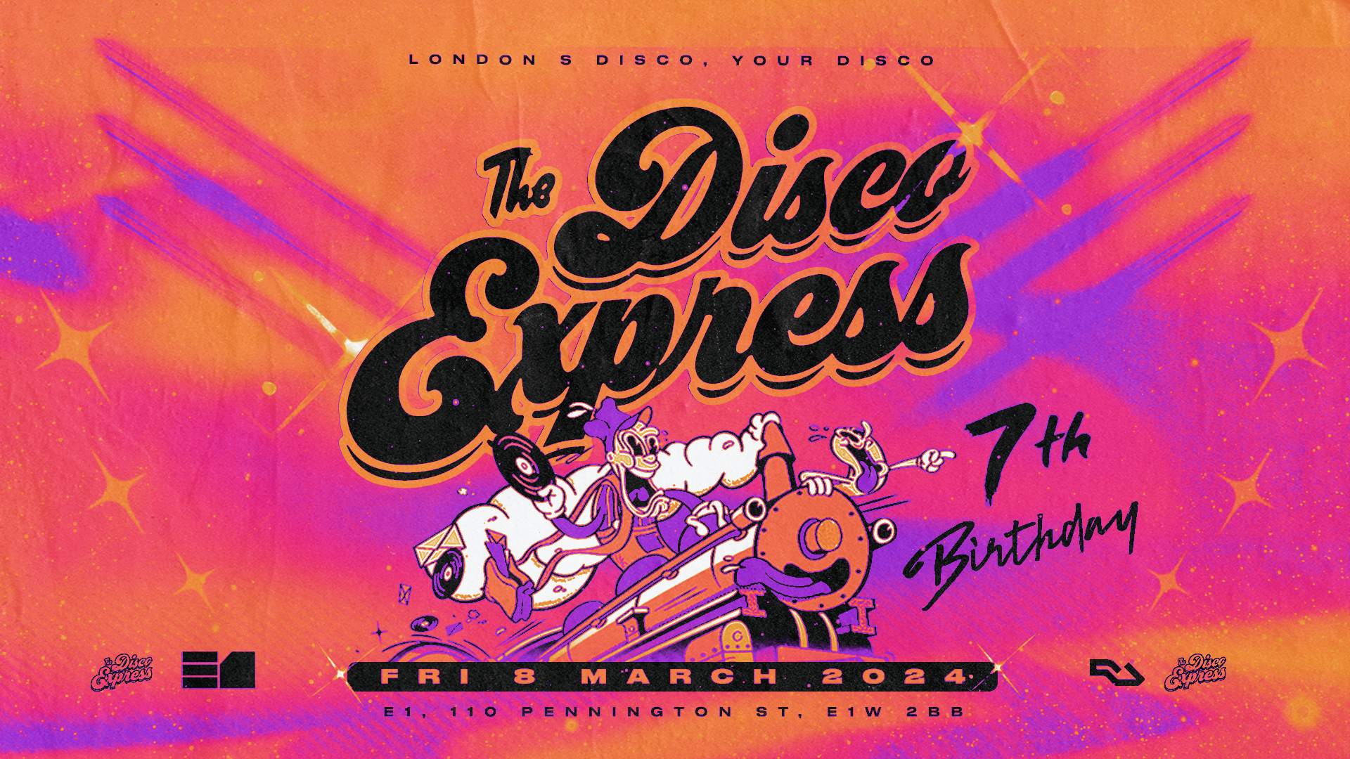 The Disco Express 7th Birthday w/ Special Guests, Marcellus Pittman at