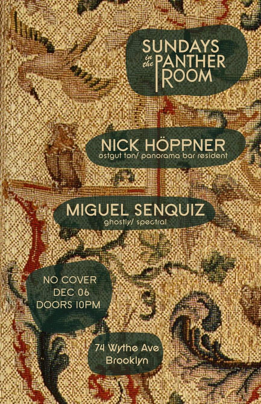 Sundays in The Panther Room - Nick Höppner/ Miguel Senquiz - Página frontal