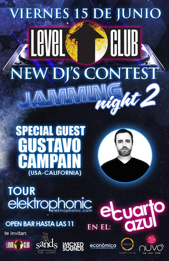 Levelclub New DJS Contest - Fusion Elektrophonic Tour Panama - フライヤー表