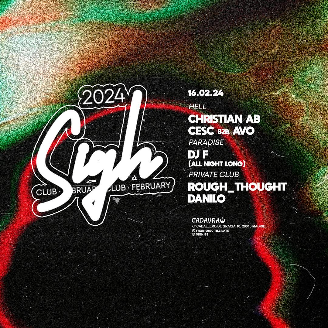 Sigh Club invites Christian AB - Página frontal