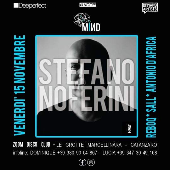 Mind Event presents Stefano Noferini - フライヤー表
