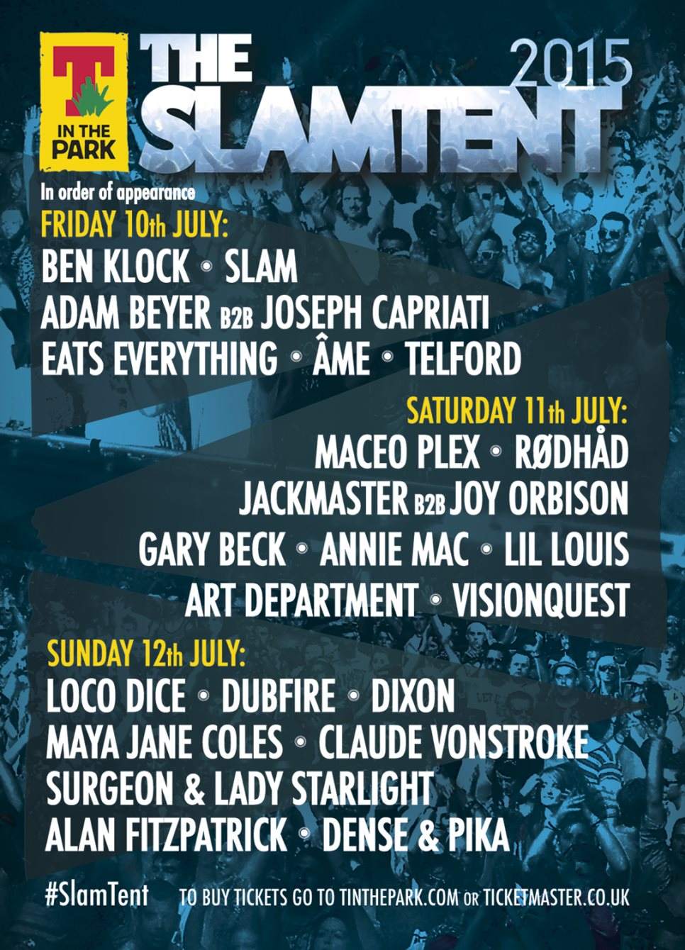 Slam Tent 2015 Weekender - Página frontal