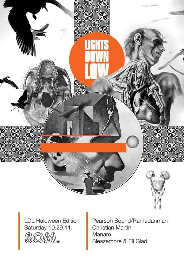 Lights Down Low Halloween Party with Pearson Sound (Ramadanman), Christian Martin & Manaré - Página frontal