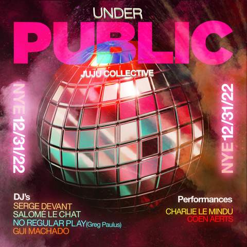 New Year's Eve at UNDER PUBLIC - フライヤー表