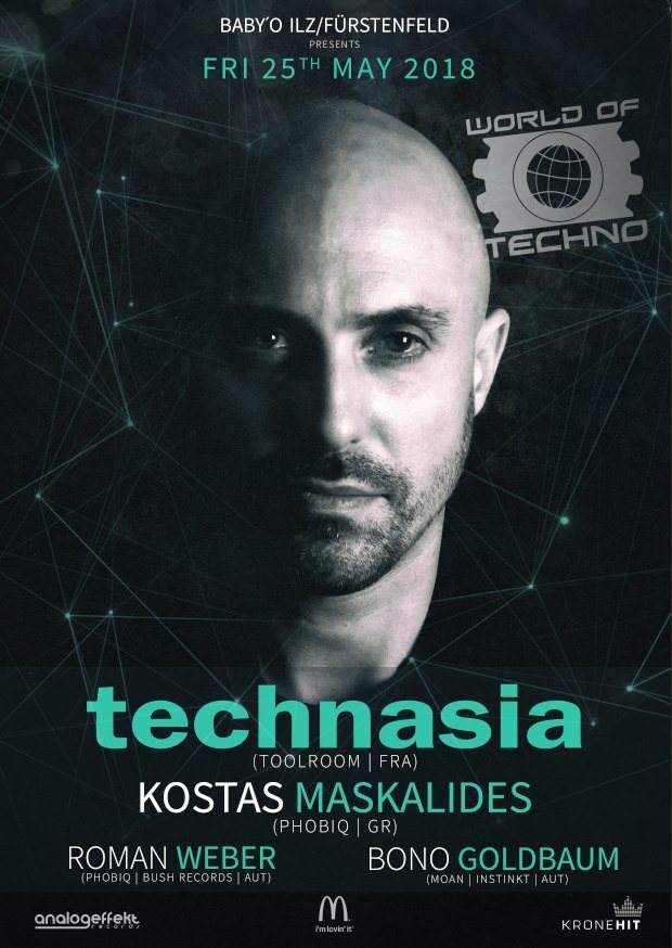 World of Techno Pres. Technasia & Kostas Maskalides - Página frontal