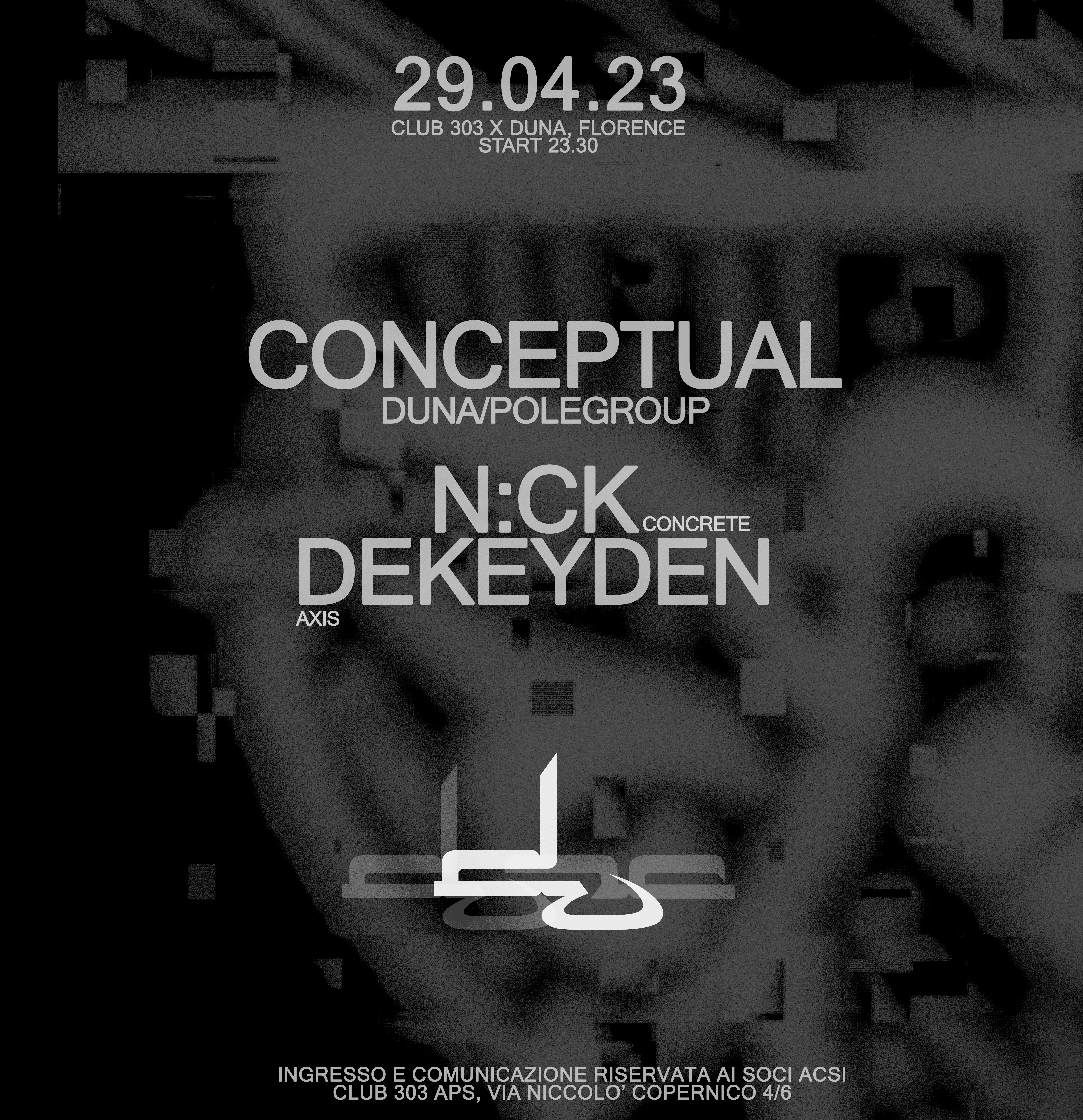 Club 303 x Duna W/ CONCEPTUAL, N:CK and Dekeyden - Página trasera