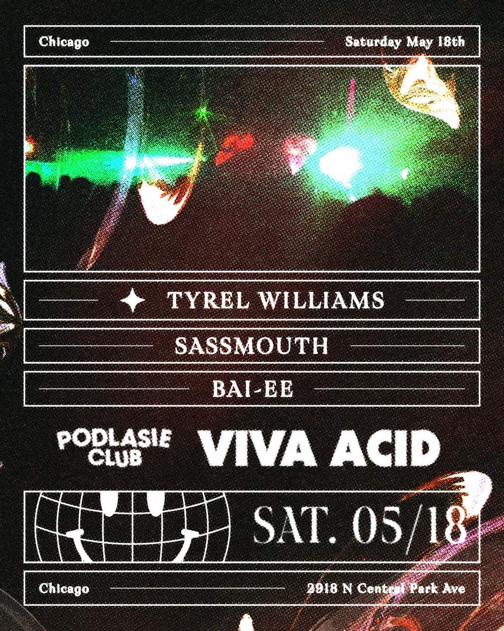 Viva Acid: Tyrel Williams, Sassmouth, Bai-ee - Página frontal