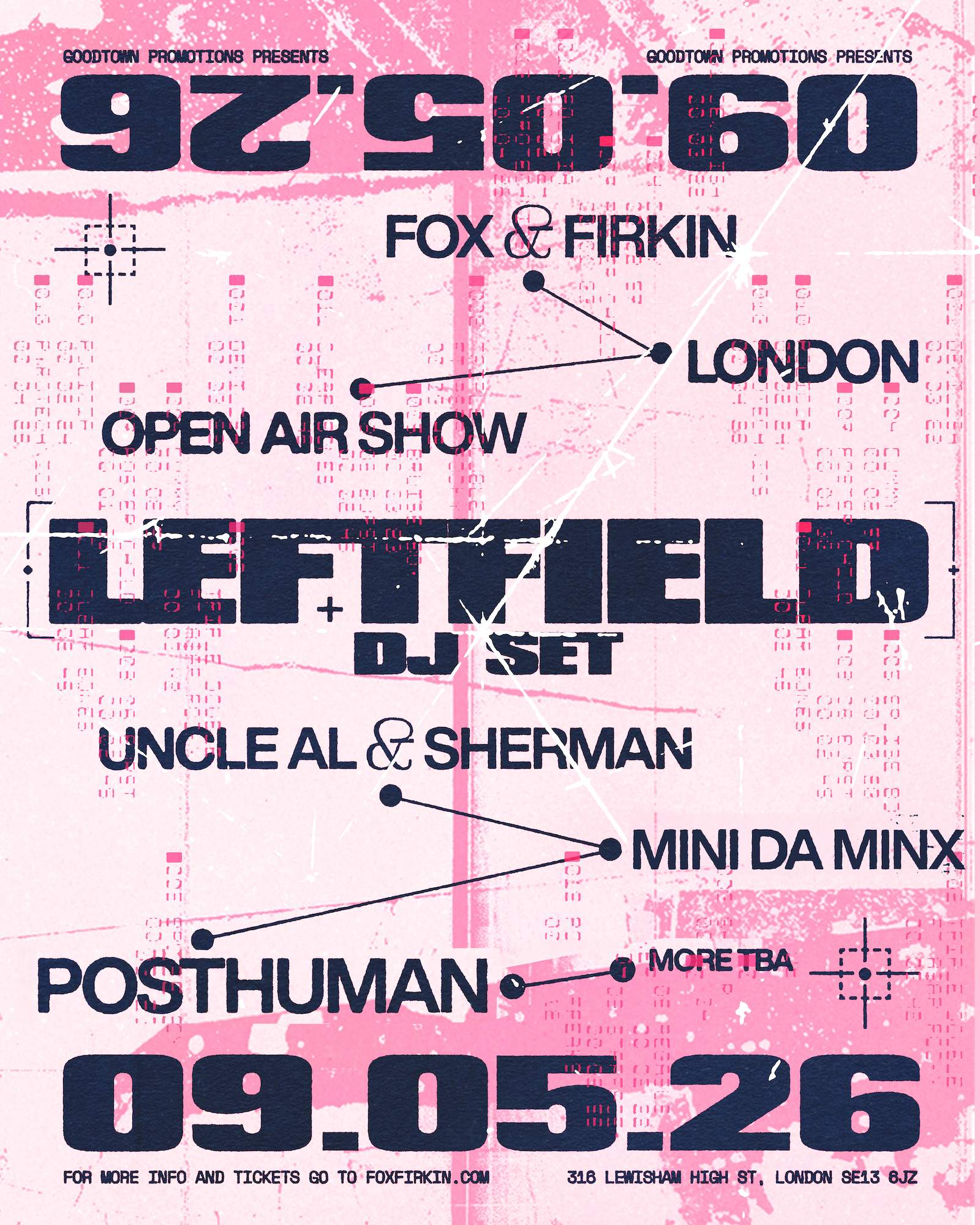 Leftfield (DJ Set) – Open Air Show at The Fox and Firkin, London