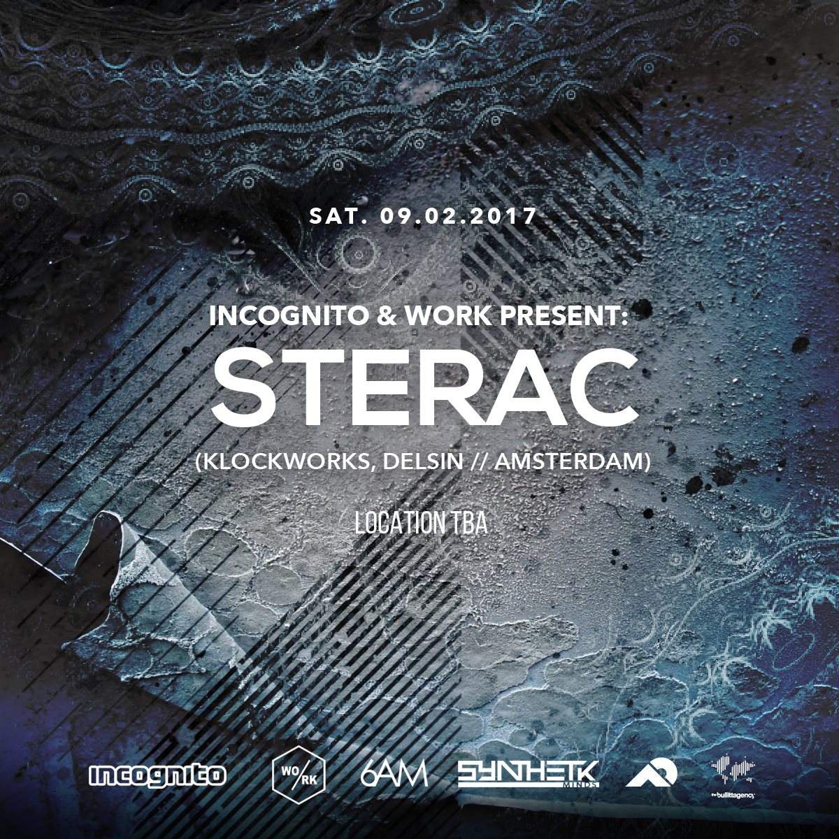 STERAC presented by Incognito x Work - フライヤー表
