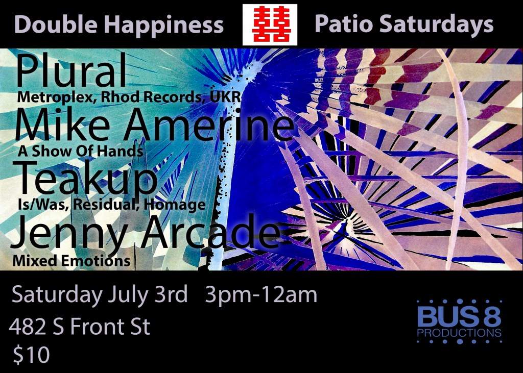 Patio Saturdays at Double Happiness - フライヤー表