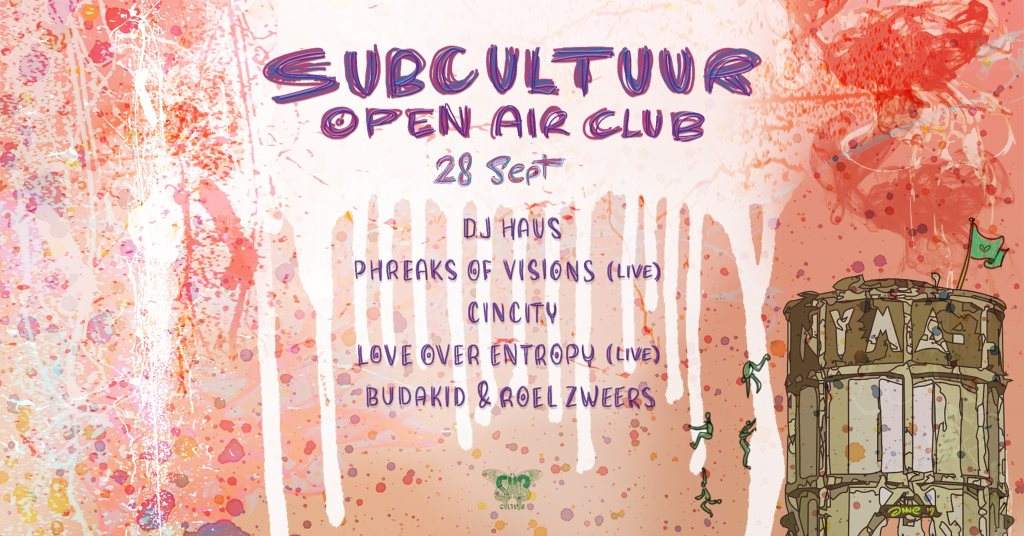 Subcultuur Open Air Club - フライヤー表