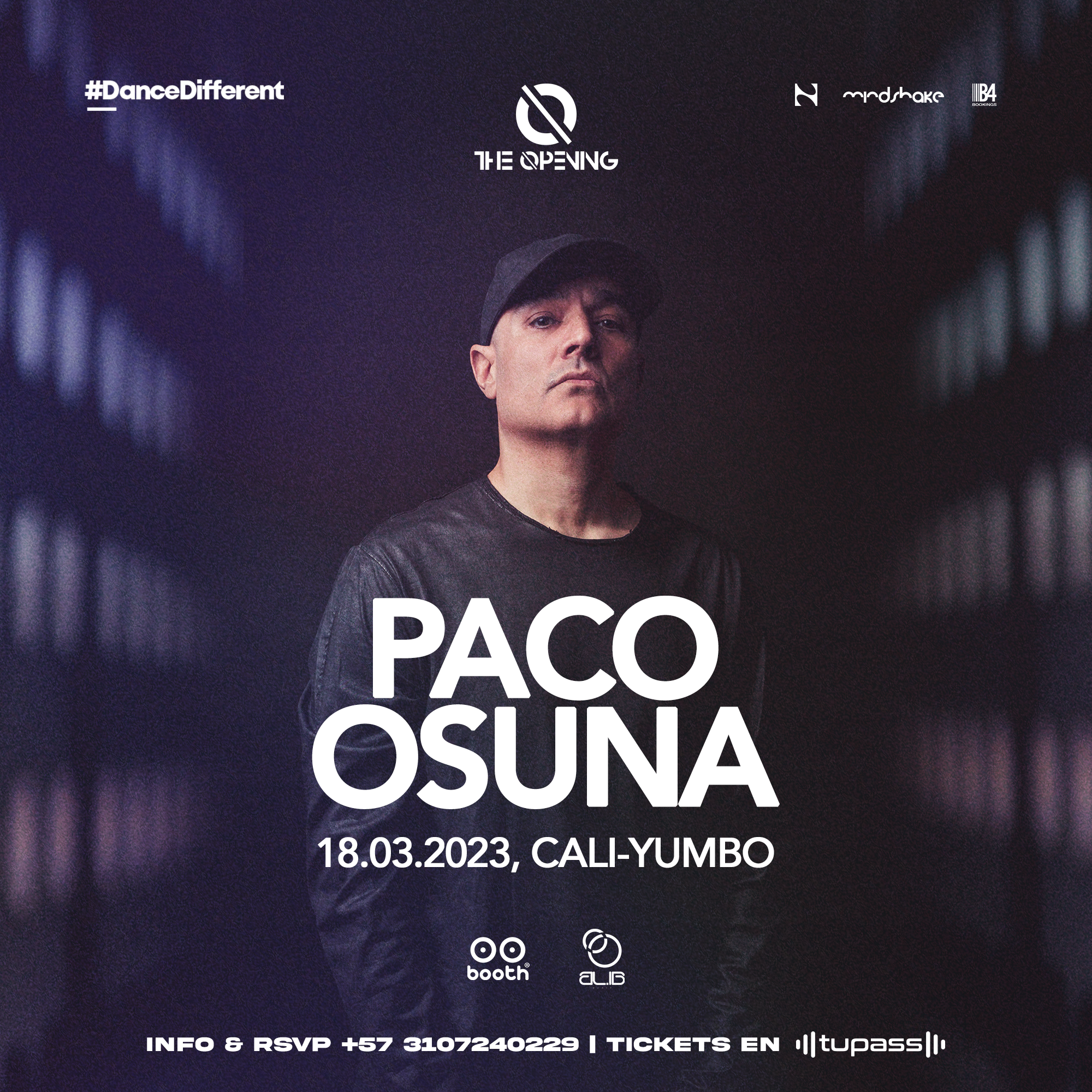 THE OPENING W/ Paco Osuna - フライヤー表