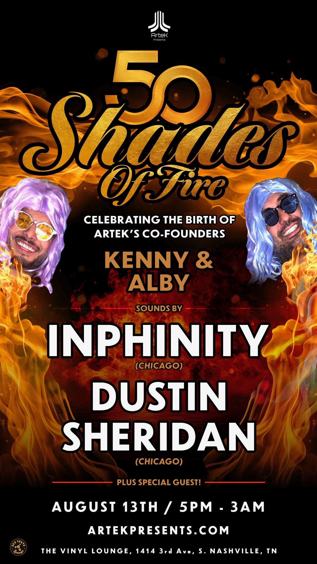 50 Shades of Fire Ft. INPHINITY & Dustin Sheridan (Chicago) + Special Guest - Página frontal