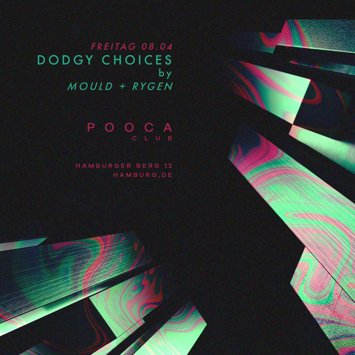 Dodgy Choices - フライヤー表