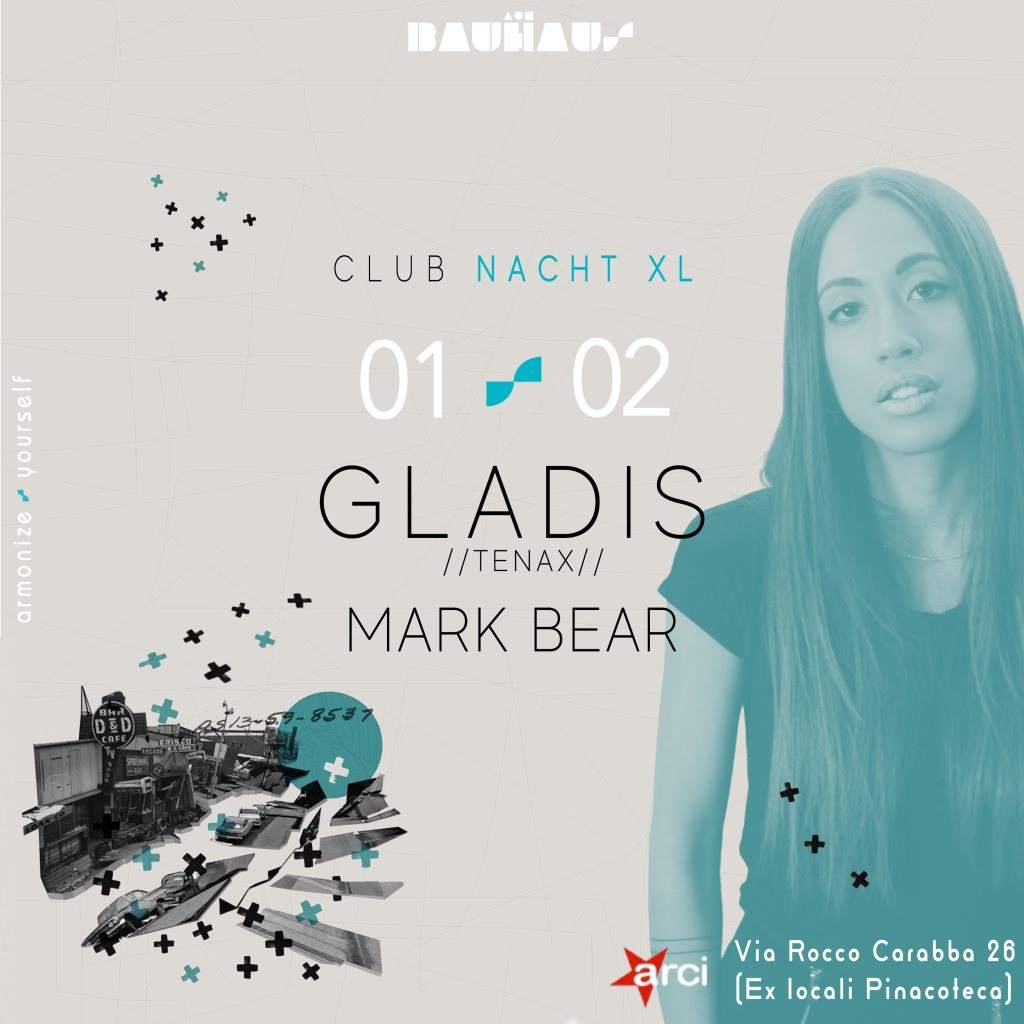 01.02 Bauhaus Pres. Club Nacht XL with Gladis - Página frontal