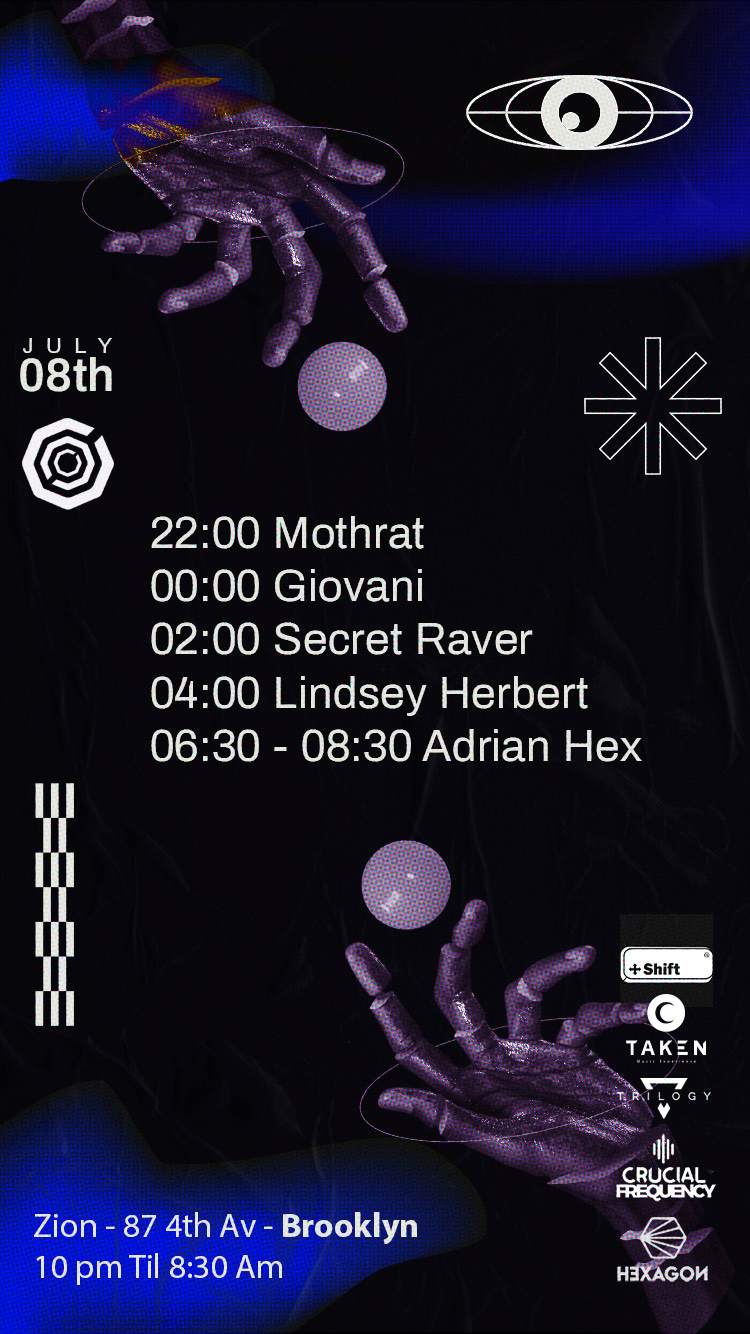 Lindsey Herbert, Secret Raver, Adrian Hex, Giovani & Mothrat at ZION ...