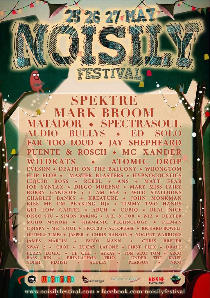 Noisily Festival Of Music and Arts - フライヤー表