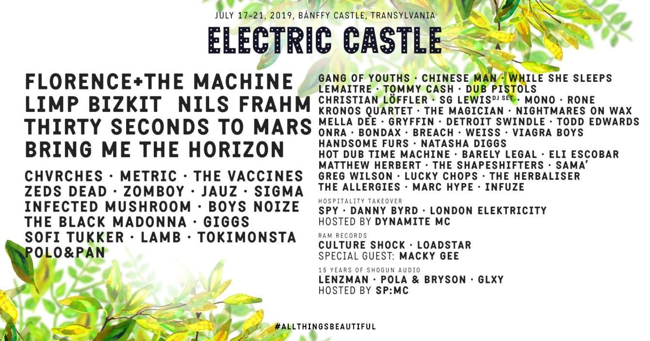 Electric Castle 2019 - フライヤー表