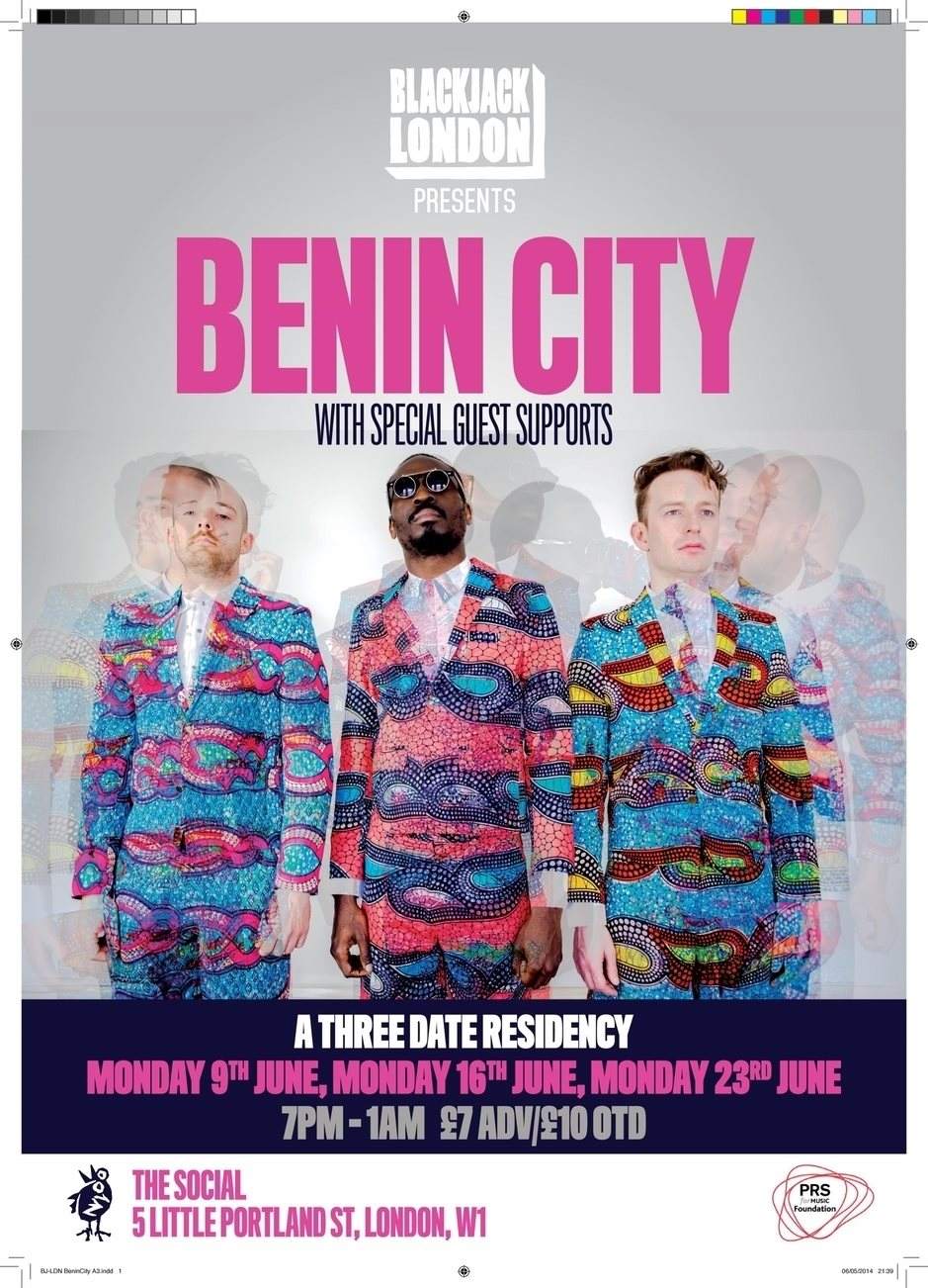Benin City - A Three Date Residency  - Date 2 of 3 - フライヤー表