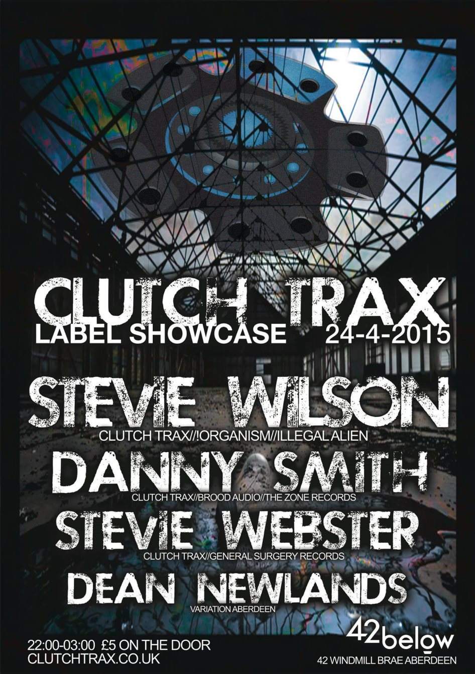 Clutch Trax Label Night - Página frontal